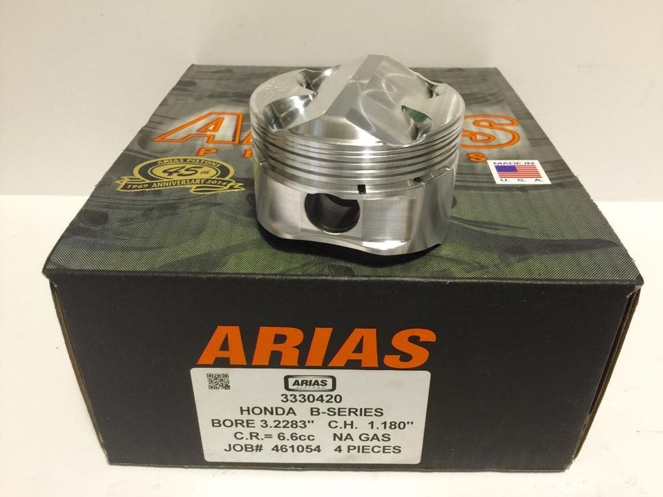 Purchase ARIAS PISTONS 12.5:1 COMPRESSION 82MM BORE HONDA B-SERIES In ...